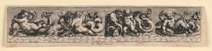 Decorative Panel: Sea Monsters by Theodor de Bry