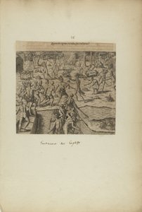 How They Treated Captives on Their Return (from book, Americae, part three)