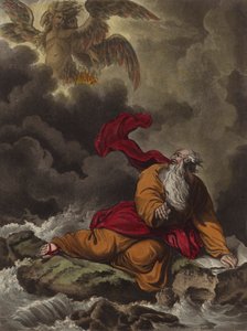 Ezekiel and the cherubim by Theodore (after) Lane