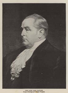 The late Lord Hannen by Theodore Blake Wirgman
