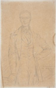 Alphonse de Lamartine by Théodore Chassériau