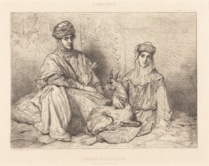 Moorish Women of Constantine by Théodore Chassériau