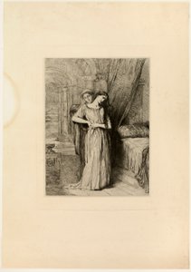 If I Do Die Before Thee, plate eight from Othello by Théodore Chassériau