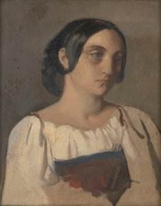 Portrait of an Italian Woman by Théodore Chassériau
