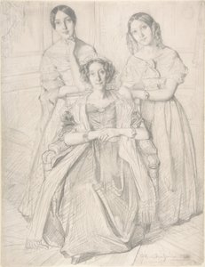 The Baroness Duperré and Her Daughters by Théodore Chassériau