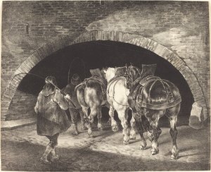 Adelphi Wharf by Theodore Gericault