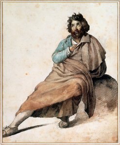 An Italian Montagnard by Theodore Gericault
