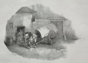 Cart Horse Out of the Stringers by Theodore Gericault