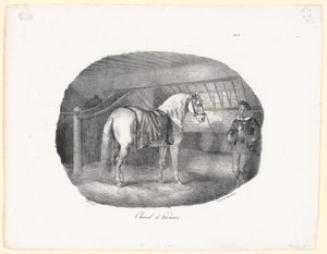 A Hanoverian Horse by Theodore Gericault