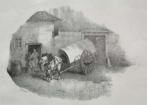 Cart Horse Out of the Shafts by Theodore Gericault