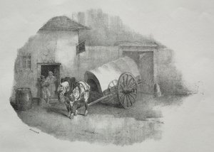Cart Horse Out of the Shafts by Theodore Gericault
