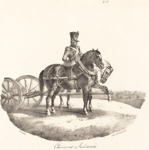 Horses from the Ardennes by Theodore Gericault