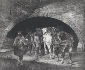 Entrance to the Adelphi Wharf by Theodore Gericault