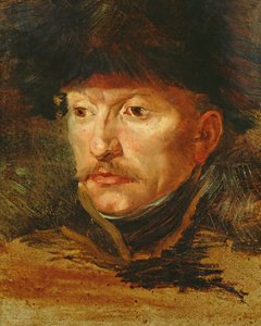 Head of a horseman (portrait of Lieutenant Dieudonne)