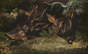 Heads of Roe Deer, 1815 by Theodore Gericault
