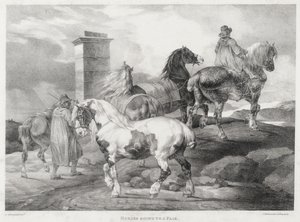 Horses Going to a Fair by Theodore Gericault