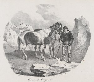 Horses of Auvergne by Theodore Gericault