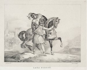 Lara Wounded by Theodore Gericault