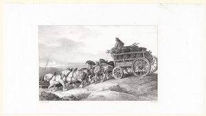 The Coal Wagon by Theodore Gericault