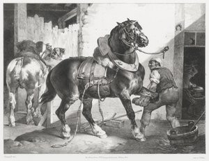 The French Blacksmith by Theodore Gericault