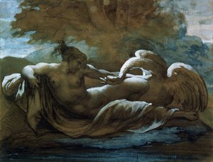 Leda and the Swan by Theodore Gericault
