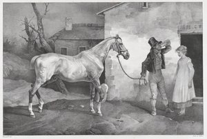 Old Horse at an Inn Door by Theodore Gericault