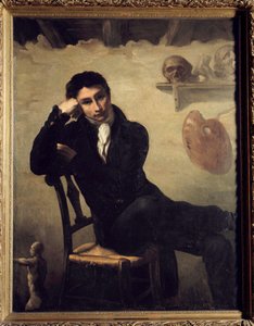 Portrait of an Artist in His Studio by Theodore Gericault