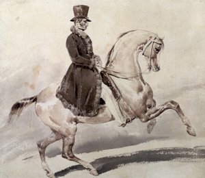 Rider in a Fur-Edged Coat by Theodore Gericault