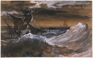 Sailboat on the Sea by Theodore Gericault