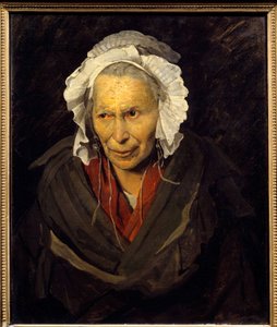 The Hyena of the Salpetriere or Envy Monomania. Portrait of an Old Woman Suffering from Mental Illness