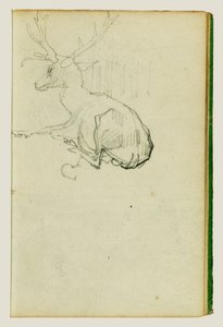 Seated Stag