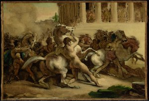 The Race of the Riderless Horses by Theodore Gericault
