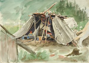 Indian Camp, Alaska, ca. 1880-1914