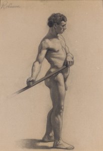 Study of the Male Figure by Theodore Robinson