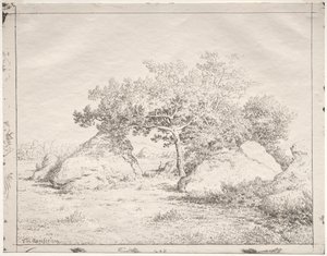 Cherry Tree at Blau by Theodore Rousseau