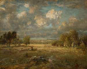 Countryside in Picardy by Theodore Rousseau
