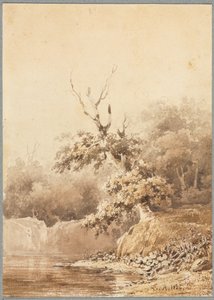 Landscape by Theodore Rousseau
