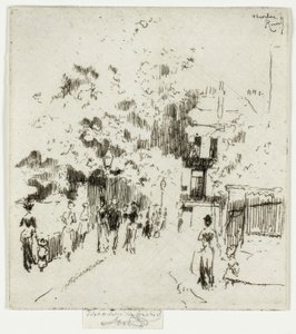 Bank Holiday, Corner of Beaufort Street, Chelsea