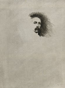Portrait of Basil Gotto (Black and White Version) by Theodore Roussel