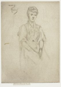 Portrait of Mrs. Cyprian Williams in Fancy Dress by Theodore Roussel