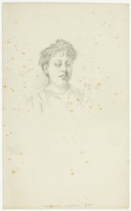 Sketch of Edith Austin by Theodore Roussel