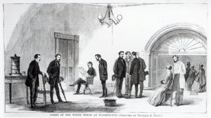 Lobby of the White House at Washington
