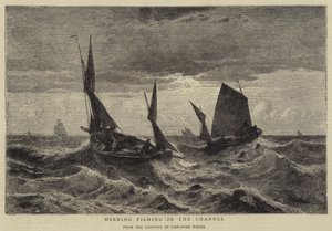 Herring Fishing in the Channel by Theodore Weber