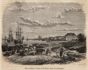 La Rade de Saigon by Theodore Weber