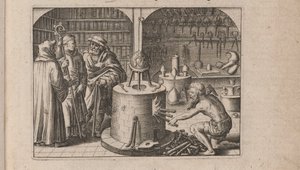 Illustration for Tripvs avrevs, hoc est, Tres tractatvs chymici selectissimi, 1618
