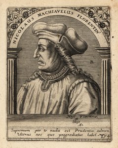 Machiavelli, Italian diplomat by Theodore de Bry