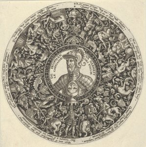Portrait of the Duke of Alva, from a Series of Tazza Designs by Theodore de Bry