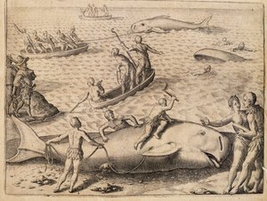 Whaling near Spitsbergen