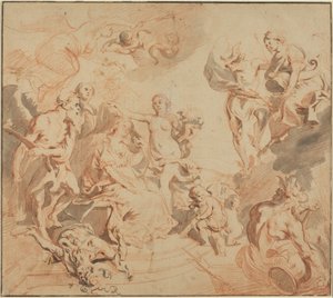Antwerp Blessed with Abundance, c.1648
