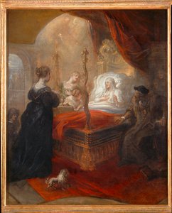 Saint Francis of Paola Prophesying a Son to Louise of Savoy